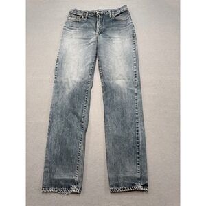 Edwin Jeans Men's 32x34 Gray Light Wash Denim Straight Leg Relaxed Fit Whiskered